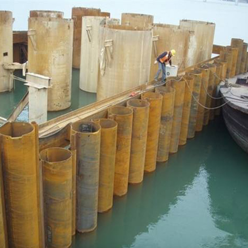 佳木斯钢护筒现场安装